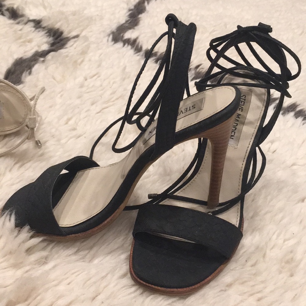 Steve Madden lace up heels